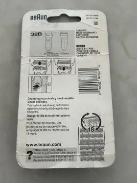 Pg-3428 Braun Series 3 Pro Skin 32b Replacement Shaver Head New/sealed #3