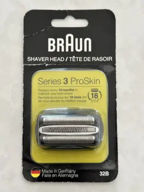 Pg-3428 Braun Series 3 Pro Skin 32b Replacement Shaver Head New/sealed