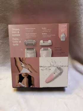 Se7951 Braun Final Sale Silk- Pil7 Spa Wet Dry Epilator Brush Free World Shiping