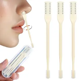 Dxxh8cilv Bremorou 629417 1 Nasal Hair Cutter 3pcs Double Sided Nose Knife 2-in-1 Man