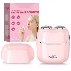 Fk-876 Brightup Facial Hair Removal For Women - Painless Electric Face Shaver Peach Fuzz