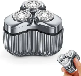 Ks-0271 Brightup Portable Electric Razor For Travel Rechargeable Usb-c Alloy Mini Shavers