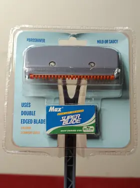 Bro Shaver 734400888943 Back Hair With 5 Max Super Stainless Razor Blades
