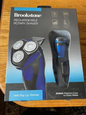 Bk1391 Brookstone Rechargeable Rotery Shaver