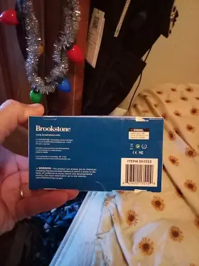 Bk1556 Brookstone Electric Shaver New Rechargeable Rotary - Plus Cover #2