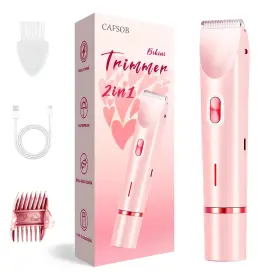 Cafsob003 Cafsob 739768731108 Bikini Trimmer For Women 2 In 1 Electric Razors Dermave Sh