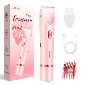 Cafsob005 Cafsob 739768731122 Bikini Trimmer For Women 2 In 1 Electric Razors Dermave Sh