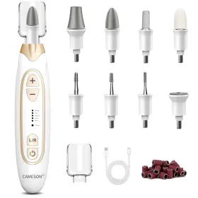 Aol10 Cameson Cordless Electric Nail File Set Rechargeable Toe Buffer And Sander