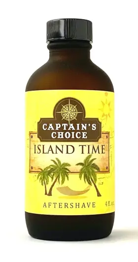 Captains Choice 769498649961 Island Time 4.0 Oz After Shave Pour