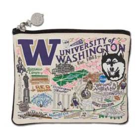 Catstudio 817219024457 Collegiate Zipper Pouch University Of Washington Travel Toiletry B