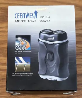 Cws-004 Ceenwes Mens Mini Pocket Battery Powered Travel Shaver With Storage Bag