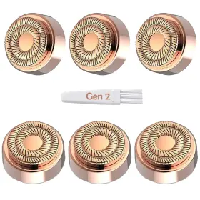 Ceooe 717361012756 Replacement Heads For Flawless Generation 2 Facial Hair Removal