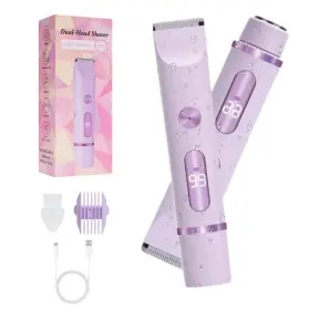 Xjq-st03-pu Checksimple 2025 Upgraded Dermave Bikini Shaver - 2 In 1 Trimmer For Women With Lc