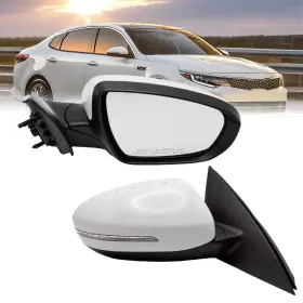 C250112-r Chenspark Passenger Side Mirror Compatible With 2014 14-15 White 6pins