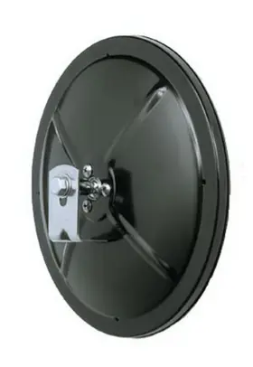 48500 Cipa 5 Inch Round Convex Black Inches