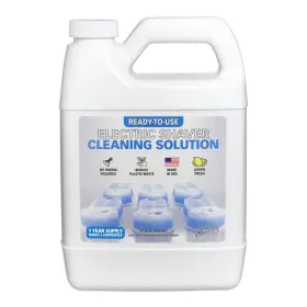 Clark Shaving Co. 850044679393 32oz Shaver Cleaning Solution And Easy Refill. Silver