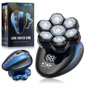 Ipx6 Clforczh 737633039762 Head Shavers For Bald Men - 7d Detachable Electric Razor Waterproof Wet Ipx6 Clforczh 737633039762 Head Shavers For Bald Men - 7d Detachable Electric Razor Waterproof Wet