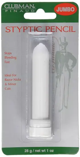 Clubman Pinaud 191565032206 Styptic Pencil Jumbo Stops Bleeding Fast For Nicks Cuts 1 Oz 6 Pk Clubman Pinaud 191565032206 Styptic Pencil Jumbo Stops Bleeding Fast For Nicks Cuts 1 Oz 6 Pk