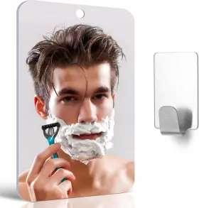 0i8viipz3 Cobee 601743 1 Fogless Shower Mirror For Shaving Anti-fog Makeup 10 Inch L X 8 W Silver