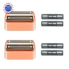Colorski 653948254211 Babylisspro Barberology Double Foil Shaver Replacement Cutters Rose Gold