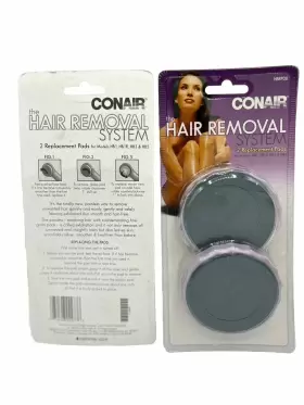Hb1r Conair 074108022776 2x Hair Removal System Replacement Pads Fits Models Hb1 Hb3 Hb5 New #2 Hb1r Conair 074108022776 2x Hair Removal System Replacement Pads Fits Models Hb1 Hb3 Hb5 New #2