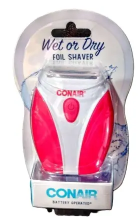 Conair 074108358493 Battery Operated Wet Or Dry Foil Shaver New Conair 074108358493 Battery Operated Wet Or Dry Foil Shaver New