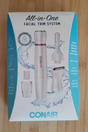 Lt85n Conair 074108385697 All-in-one Womens Facial Trim System Wet/dry Rotary Shaver Trimmer/comb Lt85n Conair 074108385697 All-in-one Womens Facial Trim System Wet/dry Rotary Shaver Trimmer/comb