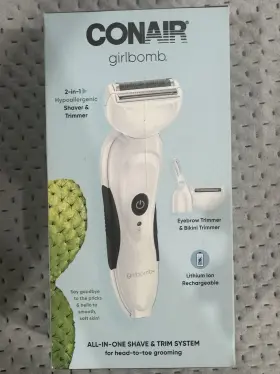 Cnar-gbltgs41 Conair Girlbomb Womens Cordless Body Shaver And Trimmer Rechargeable