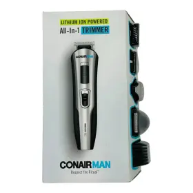 Conair Gmtl1r Conairman Lithium Ion Powered All-in-1 Trimmer With Stainless Steel Blades New