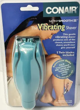 Vls8cs Conair 1999 Vibrating Wet/dry Shaver Satiny Smooth Iii New 5 Blades Included