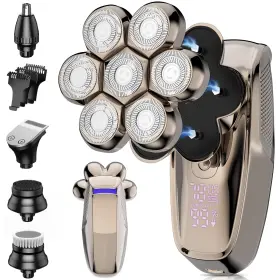 Txd001 Coo&koo Electric Head Shaver Bald Men - 7d Magnetic Face Heads Shavers Hair Clippers