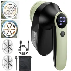 X1-us Cosicosy Fabric Shaver Rechargeable Electric Lint Remover With 3 Blad