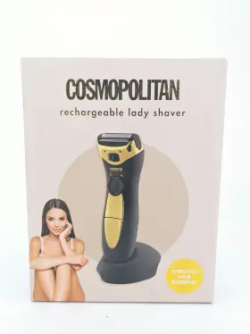 Cosmopolitan 720297458859 Rechargeable Lady Shaver Usb Charging Station Portable Black Yellow
