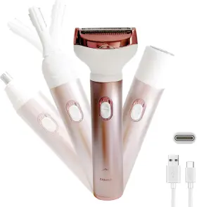 Xfs-t10 Cqxfsgr Electric Razor For Women Hair Trimmer Bikini Legs Womens Shaving Eyebrow Li