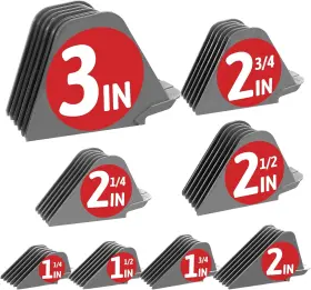 Cr8gr8 711181845495 3 Inch Clipper Guards Hair Guide Combs Premium For Wahl Clippers Mega C