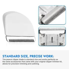 Cr8gr8 711620790843 2 Pack Peanut Clipper Replacement Blade Snap-on For Wahl P #3