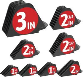 Cr8gr8 744759964410 3 Inch Clipper Guards Hair Guide Combs Premium For Wahl Clippers Mega