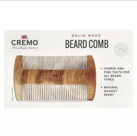 Cmo00494 Cremo Solid Wood Beard Comb Bnib
