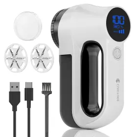 Gbiljnsl23 Cuietuee Rechargeable Fabric Shaver 3-speed Electric Lint Remover 6 Blad... Fast Ship
