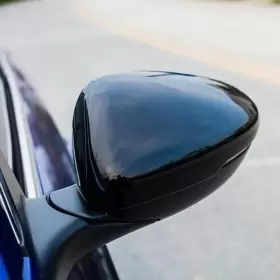 18accordmirror Cyauto New 2pcs Glossy Black Door Exterior Rearview Mirror Cover Cap