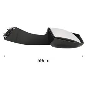 7219b Czfj Leavan Black Hood Mirrors Assembly Fit For Volvo Vnl 2000-2015 Pair Set Repl #2