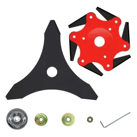 Czs 308076250146 6 Steel Razors Trimmer Head And 3 Teeth Brush Cutter Blade For Weedeater Czs 308076250146 6 Steel Razors Trimmer Head And 3 Teeth Brush Cutter Blade For Weedeater