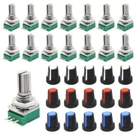 Rk097n-3-10k Dafurui Rv/rko97ns 15pcs 3pin Single Linear Rotary Seal Amplifier B10k Potentiomete