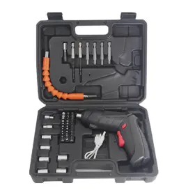 2746725-am84uk-wjoet Damohony 3.6v Cordless Screwdriver Kit With Led Light And 48-piece Ideal For Furnitur