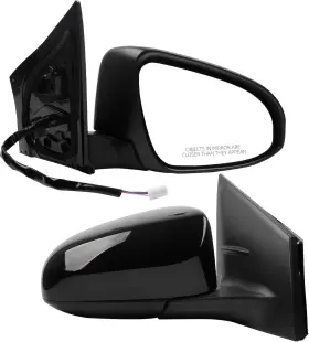 1321293 Dasbecan Right Passenger Side Mirror Compatible With Black