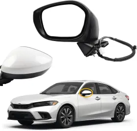 76258t20a01-pfm Dasbecan Driver Left Side Mirror Platinum White Pearl