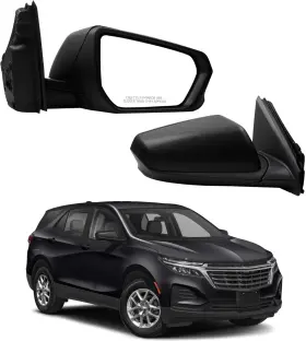 84404690 Dasbecan Passenger Side Mirror Compatible With R-5pin Black Texture