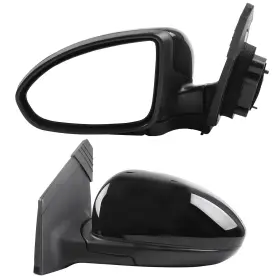 Gm1320420 Dasbecan Left Driver Side Mirror Assembly Compatible With Left-3pins Black