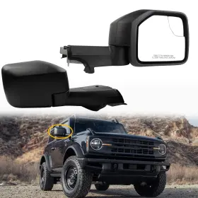 M2dz17d742a Dasbecan Passenger Side View Mirror Compatible Right Matte Black Texture