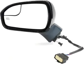 Fs7z-17683-bb Dexepe Driver Side Mirror Assembly Compatible With Ford 15-16 Black Plug Left